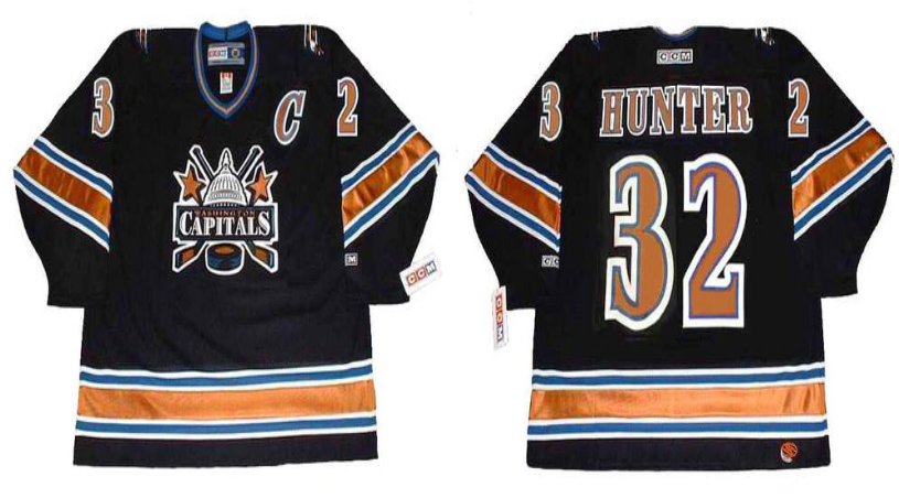 2019 Men Washington Capitals 32 Hunter black CCM NHL jerseys